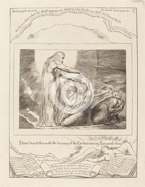 The Vision of God, 1825. Creator: William Blake.