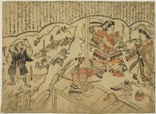 The Vision of Kumagai Renshobo, c. 1690. Creator: Sugimura Jihei