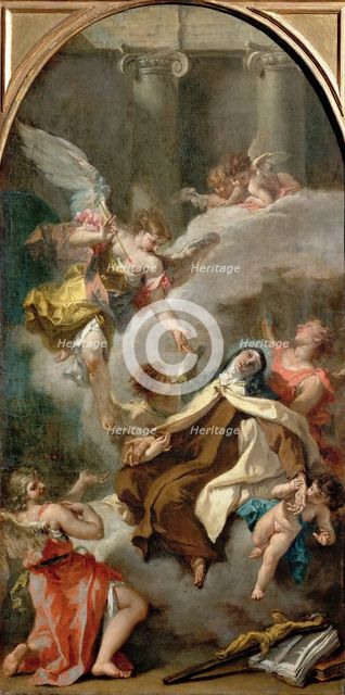 The Vision of Saint Teresa of Ávila.