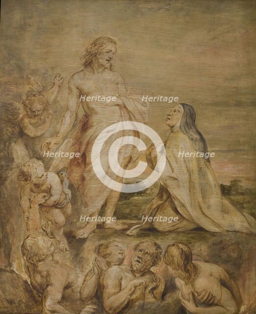 The Vision of Saint Teresa of Avila, c. 1635. Creator: Rubens, Pieter Paul (1577-1640).