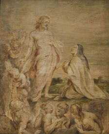 The Vision of Saint Teresa of Avila, c. 1635. Creator: Rubens, Pieter Paul (1577-1640)