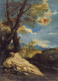 The Vision of Saint Bruno, about 1660. Creator: Pier Francesco Mola