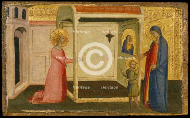 The Vision of Saint Catherine of Alexandria, second half 14th century. Creator: Silvestro dei Gherarducci.