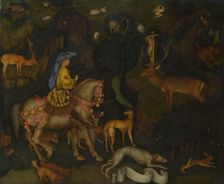 The Vision of Saint Eustace, c. 1440. Artist: Pisanello, Antonio (1395-1455)