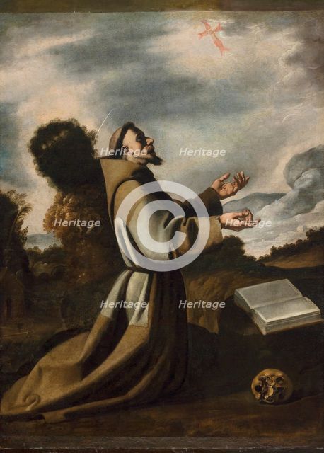 The Vision of Saint Francis, after 1640. Creator: Zurbarán, Francisco, de (1598-1664).