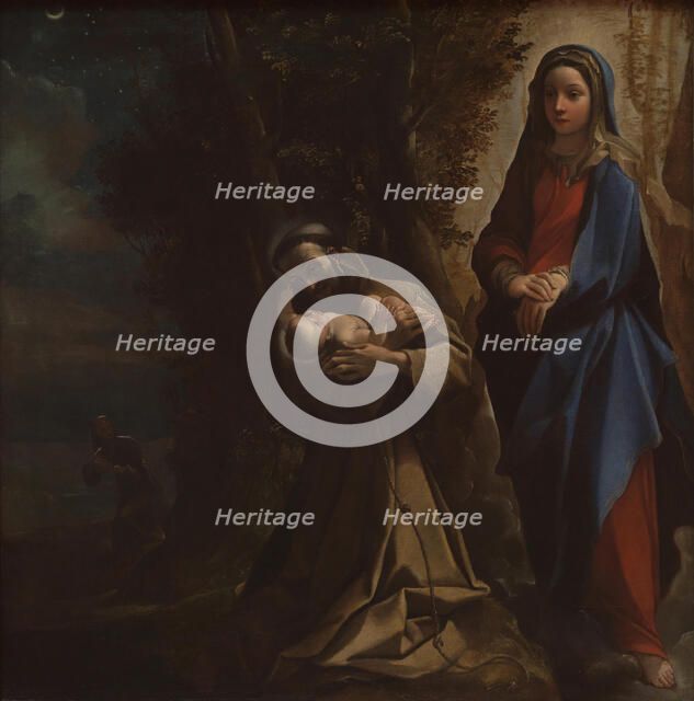 The Vision of Saint Francis, ca 1586. Artist: Carracci, Lodovico (1555-1619)