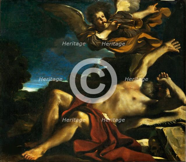 The Vision of Saint Jerome, 1619-1620. Creator: Guercino (1591-1666).