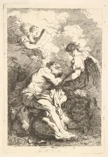 The Vision of Saint Jerome, ca. 1761-65. Creator: Jean-Honore Fragonard