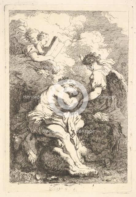 The Vision of Saint Jerome, ca. 1761-65. Creator: Jean-Honore Fragonard.