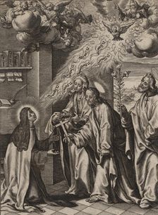 The Vision of St. Theresa, 1570-1604. Creator: Antonius Wierix