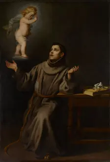 The Vision of St Anthony of Padua, 1652. Creator: Bartolomé Esteban Murillo