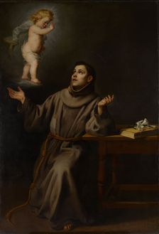 The Vision of St Anthony of Padua, 1652. Creator: Bartolomé Esteban Murillo