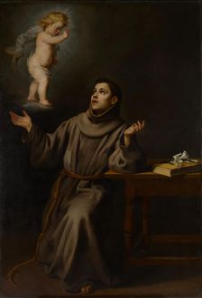 The Vision of St Anthony of Padua, 1652. Creator: Bartolomé Esteban Murillo