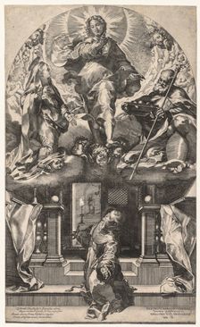 The Vision of St. Francis, 1581. Creator: Federico Barocci (Italian, 1528-1612)