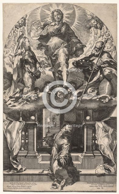 The Vision of St. Francis, 1581. Creator: Federico Barocci (Italian, 1528-1612).