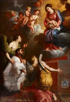 The Vision of St Francis Xavier, 1656. Creator: Erasmus Quellinus