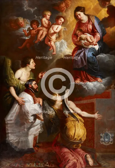 The Vision of St Francis Xavier, 1656. Creator: Erasmus Quellinus.