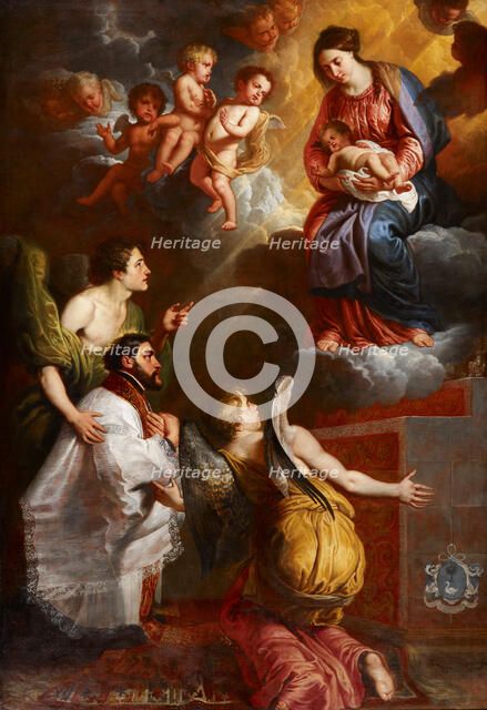 The Vision of St Francis Xavier, 1656. Creator: Erasmus Quellinus.