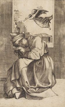 The Vision of St. Helena. Creator: Marcantonio Raimondi