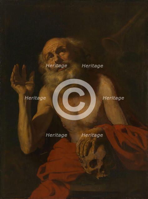 The Vision of St. Jerome, probably between 1620 and 1650. Creator: Claude Vignon.