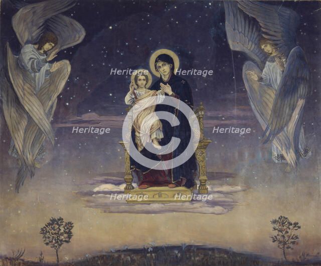 The Virgin, 1901. Artist: Vasnetsov, Viktor Mikhaylovich (1848-1926)