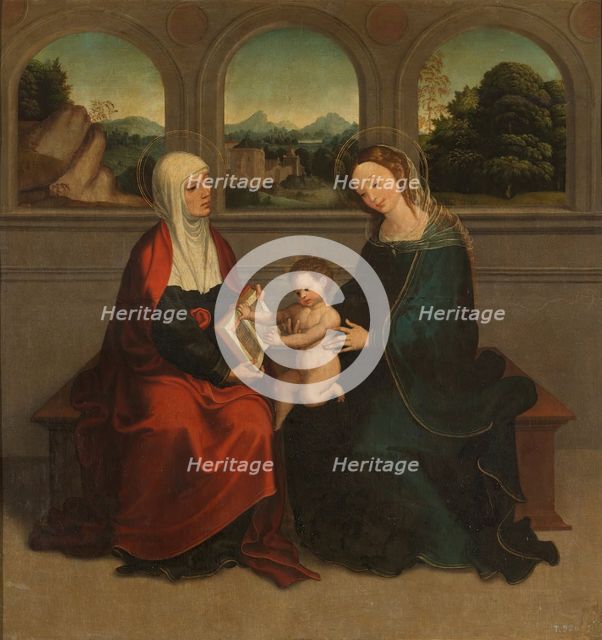 The Virgin, the Child, and Saint Anne, between c1540 and c1545. Creator: Juan Correa de Vivar.