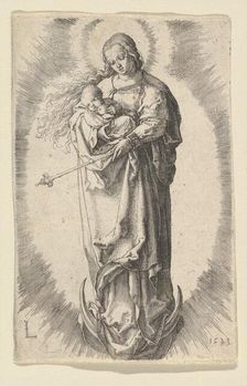 The Virgin with Child on the Crescent, 1523. Creator: Lucas van Leyden