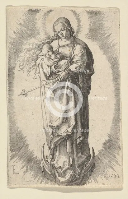 The Virgin with Child on the Crescent, 1523. Creator: Lucas van Leyden.
