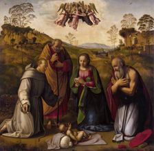 The Virgin with Child and Sts Francis and Jerome, 1511. Creator: Ridolfo Ghirlandaio