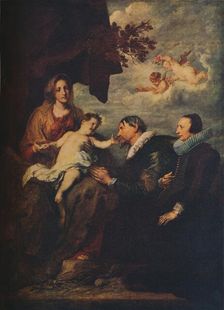 The Virgin with Donors c1630. Artist: Anthony van Dyck