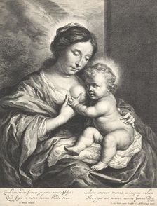 The Virgin with the Child, 1653-64. Creator: Cornelis van Dalen II