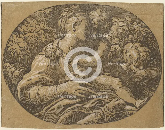 The Virgin with the Rose. Creator: Antonio da Trento.