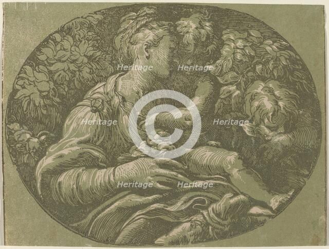 The Virgin with the Rose. Creator: Antonio da Trento.