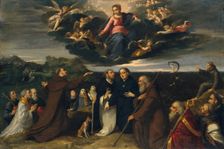 The Virgin Adored by Saints, ca. 1609. Creator: Scarsellino
