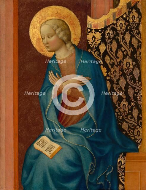 The Virgin Annunciate, c. 1430. Creator: Masolino da Panicale.