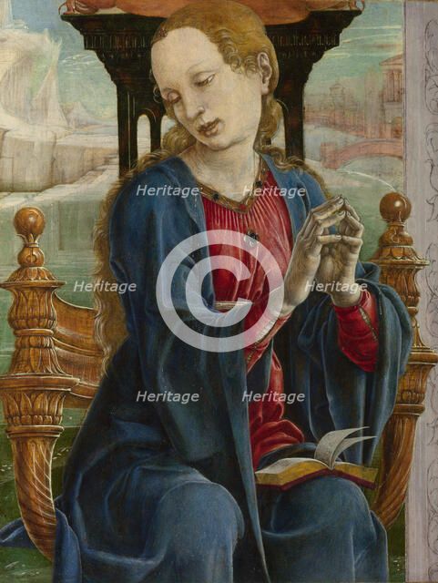 The Virgin Annunciate, ca 1475. Creator: Tura, Cosimo (before 1431-1495).
