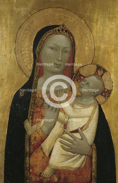 The Virgin and Child, 1340. Creator: Bernardo Daddi.