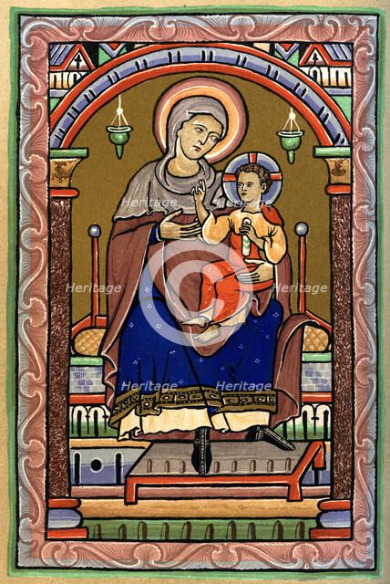 The Virgin and Child, 13th century, (1892). Artist: Unknown