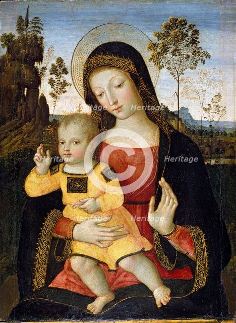 The Virgin and Child, 1470s-1490s. Artist: Bernardino Pinturicchio.