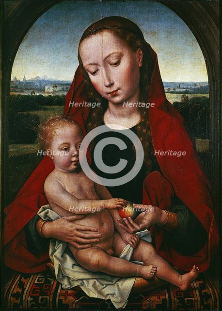 The Virgin and child, 1480-1490. Artist: Memling, Hans (1433/40-1494)