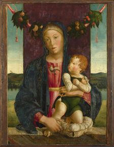 The Virgin and Child, 1480-1490. Creator: Bastiani; Lazzaro (1429-1512)