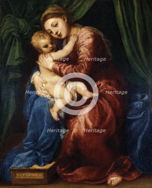 The Virgin and Child, 1540. Creator: Titian.