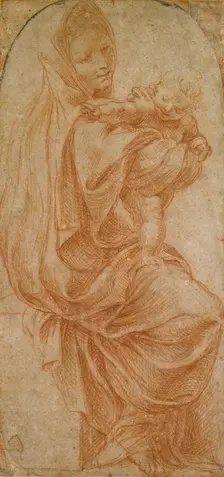 The Virgin and Child, 1575-1619. Artist: Lodovico Carracci