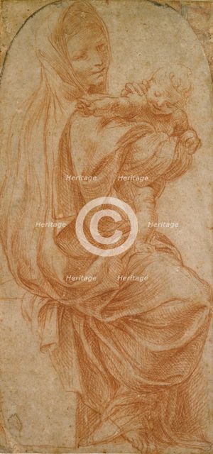 The Virgin and Child, 1575-1619. Artist: Lodovico Carracci.