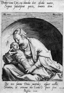 The Virgin and Child, 1590. Creator: Jacques de Gheyn II
