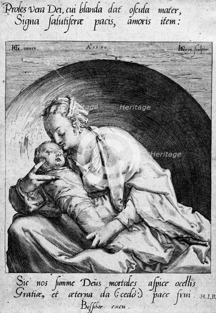 The Virgin and Child, 1590. Creator: Jacques de Gheyn II.