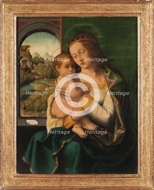 The Virgin and child , 1516. Creator: Veneto, Bartolomeo (1502-1555).