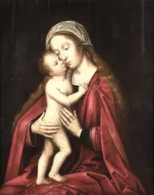 The Virgin and Child, 1530. Creator: Benson, Ambrosius (1495-1550)