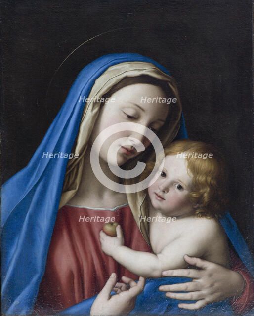 The Virgin and Child.
