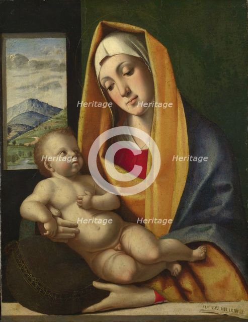 The Virgin and Child, ca 1483. Artist: Vivarini, Alvise (ca. 1446-ca. 1505)